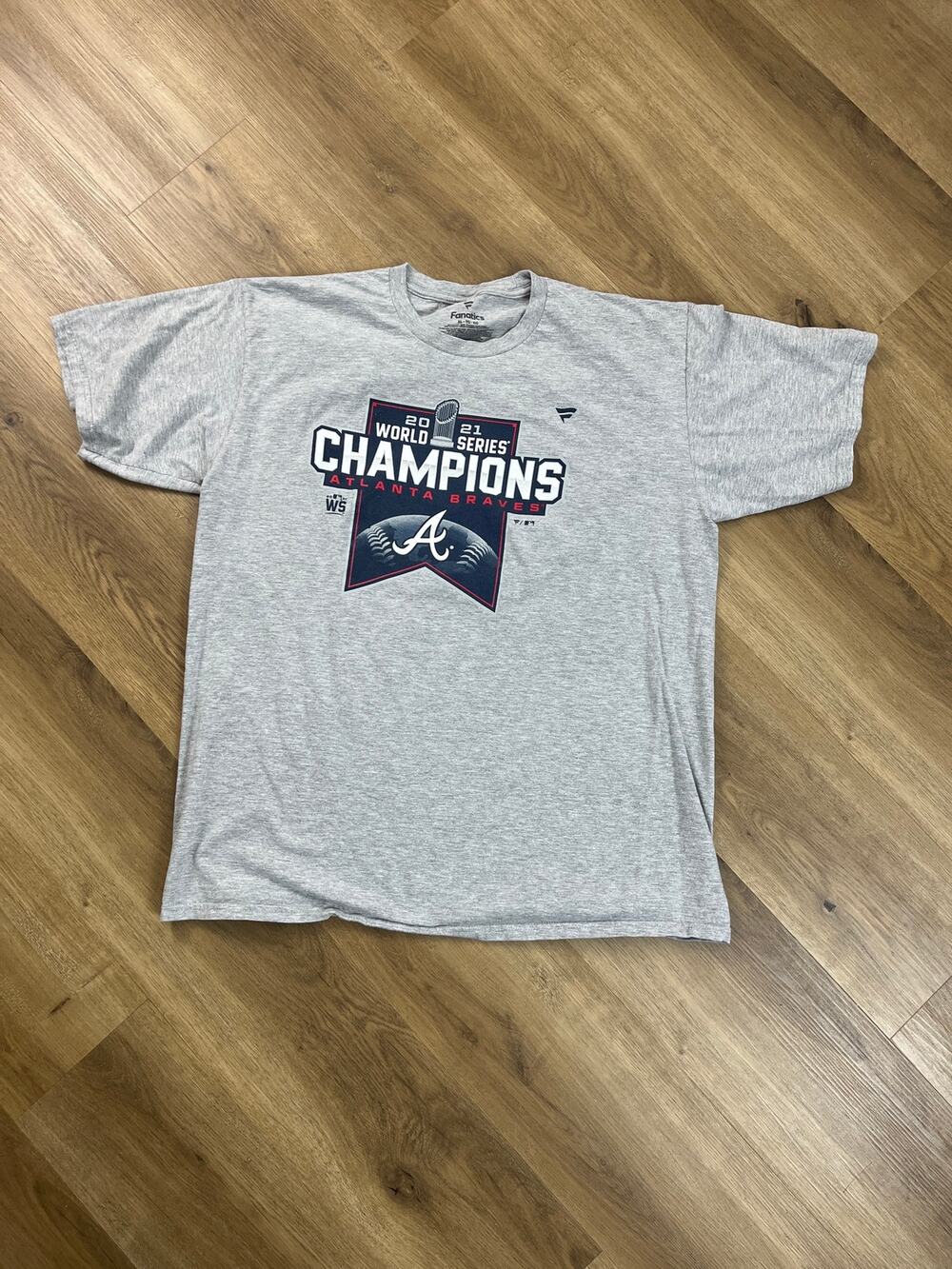 Atlanta Braves 2021 World Series Champions Tee Size XL